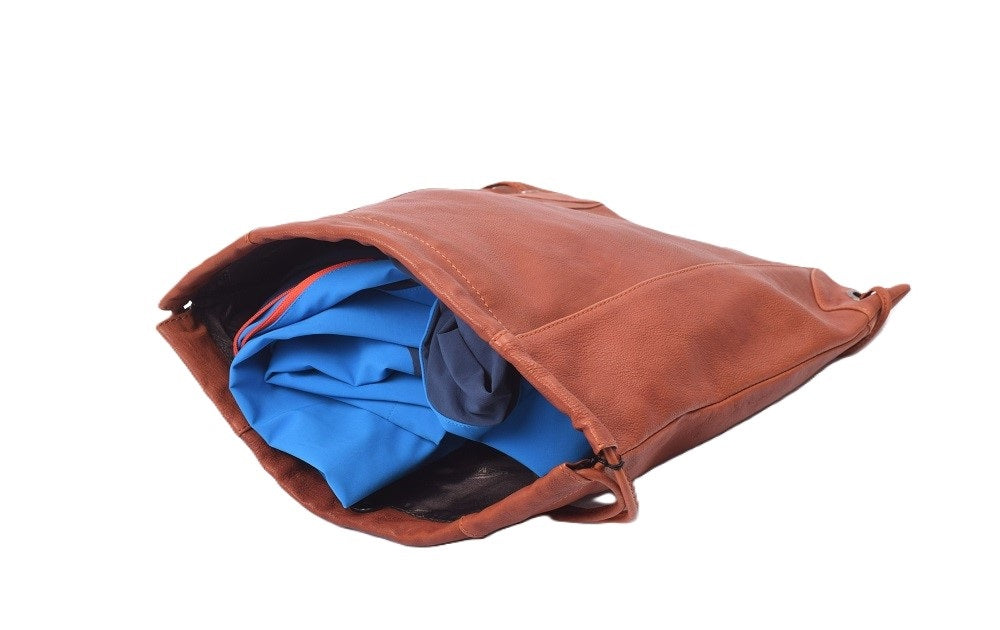 Menzo MB83 - Rucksack Rindsleder washed/cognac