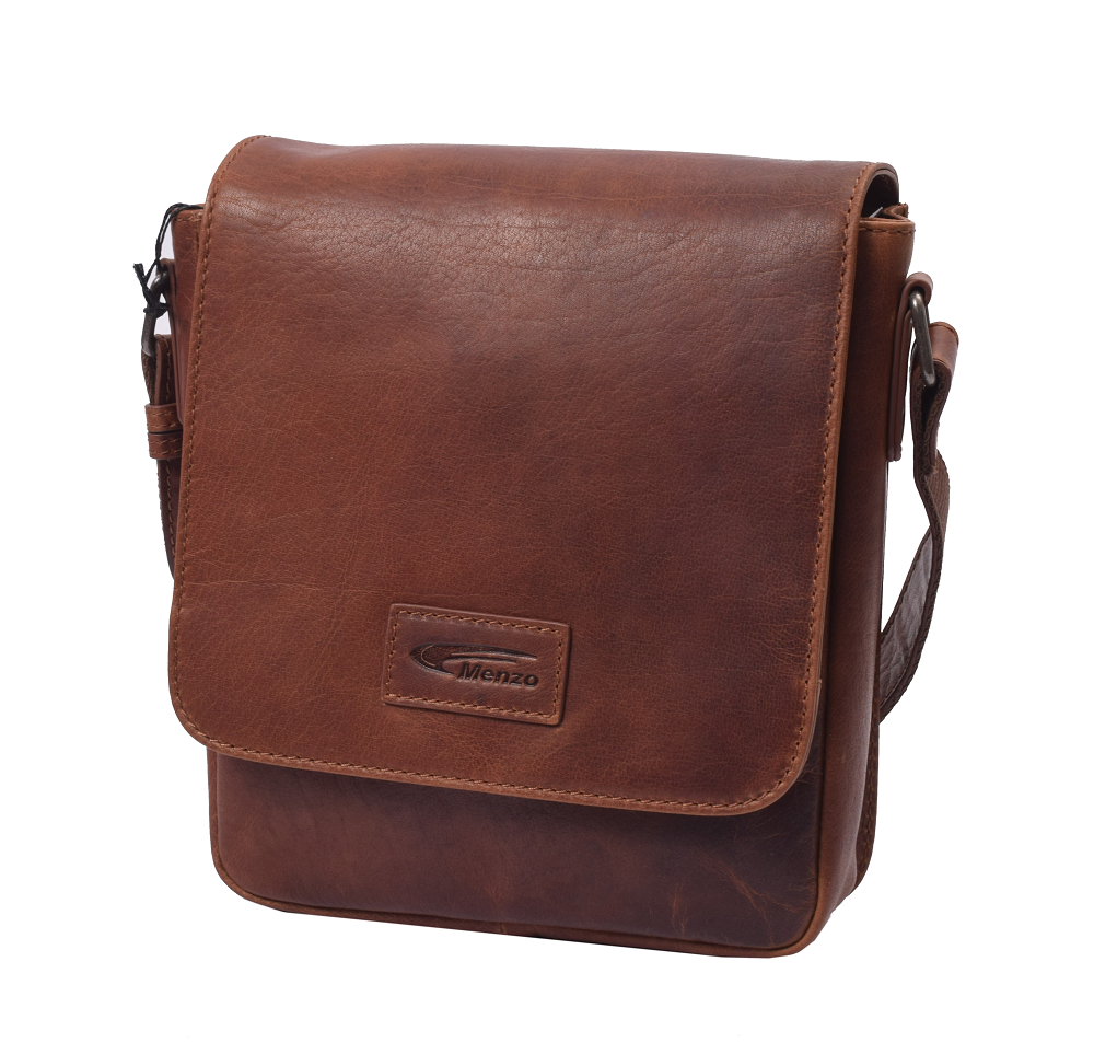 Menzo MB110 Umhängetasche Büffelleder/cognac