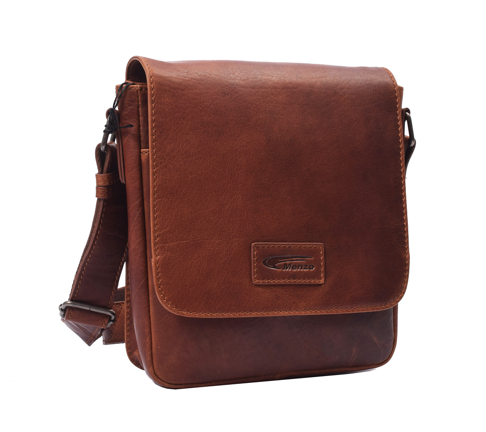Menzo MB110 Umhängetasche Büffelleder/cognac
