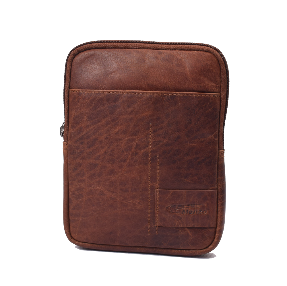 Menzo MB109 Umhängetasche Büffelleder/cognac
