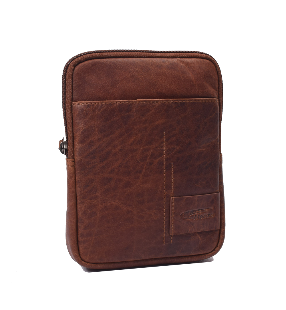 Menzo MB109 Umhängetasche Büffelleder/cognac