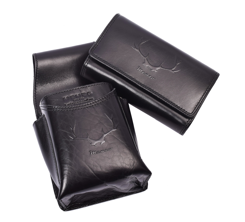 Neu: Hochwertiges Menzo 937geweih Profikellnerset Büffelleder/schwarz