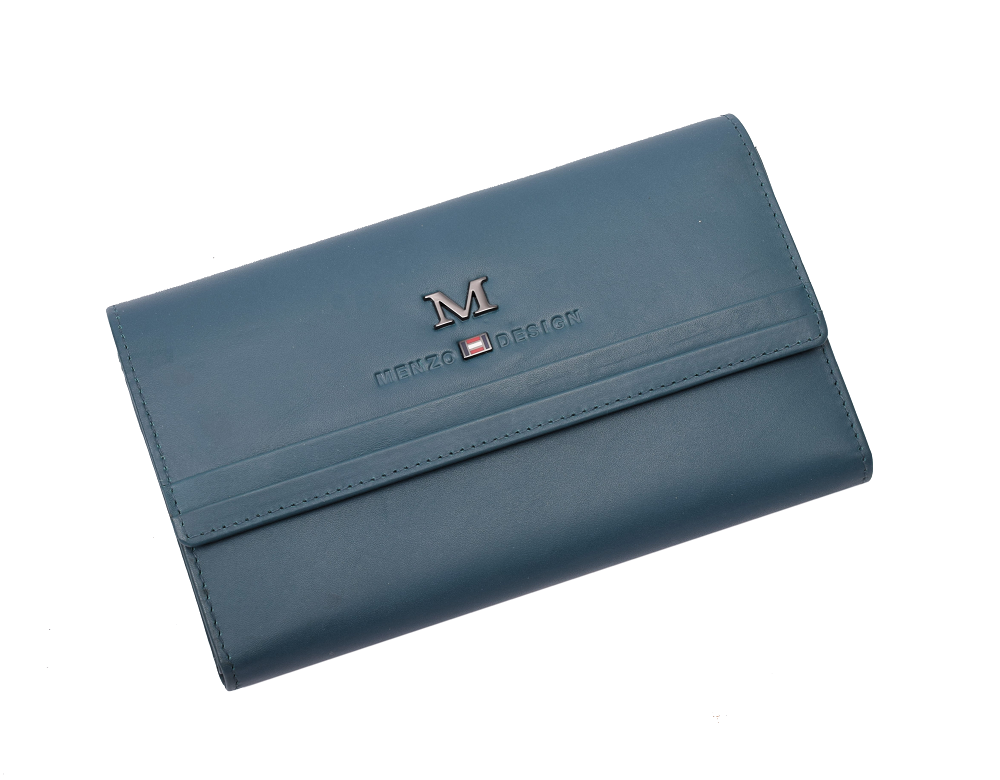 Menzo 7032 Damenbörse saison1 petrol / Nappaleder