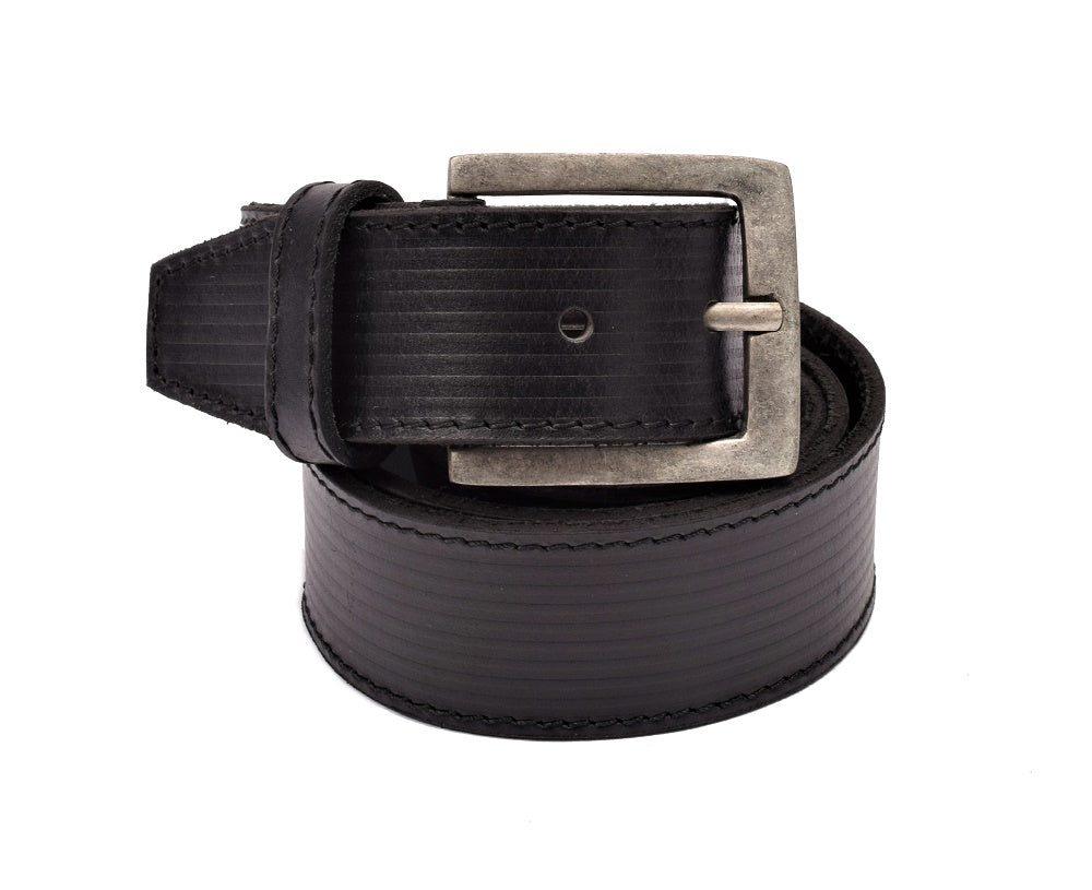 Menzo 2093 Gürtel Rindsleder / Schwarz