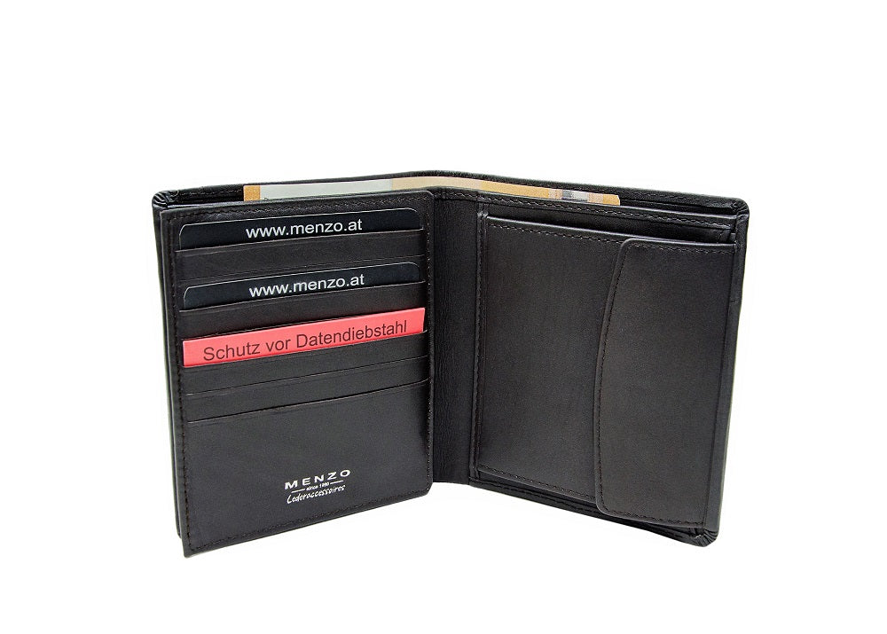 Menzo 7018 Herrenbörse braun / Nappaleder