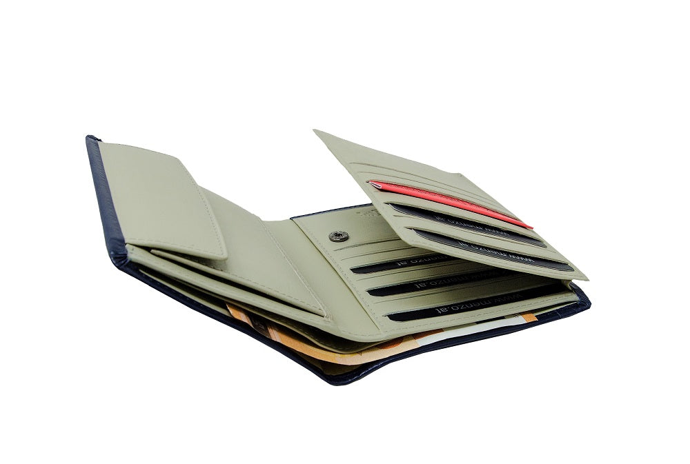 Menzo 7018 Herrenbörse saison1 / Nappaleder