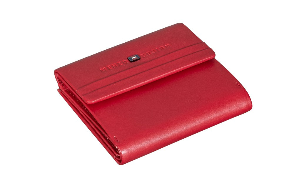 Menzo 7002 Kleinbörse rot / Nappaleder