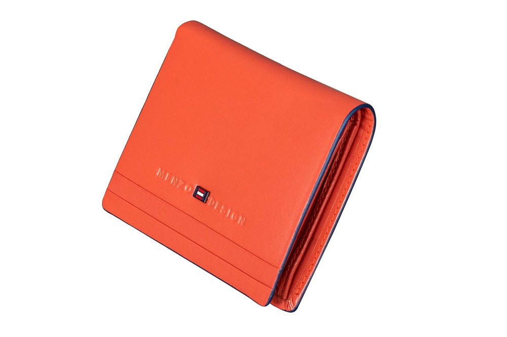 Menzo 7008 Kleinbörse saison3 orange / Nappaleder