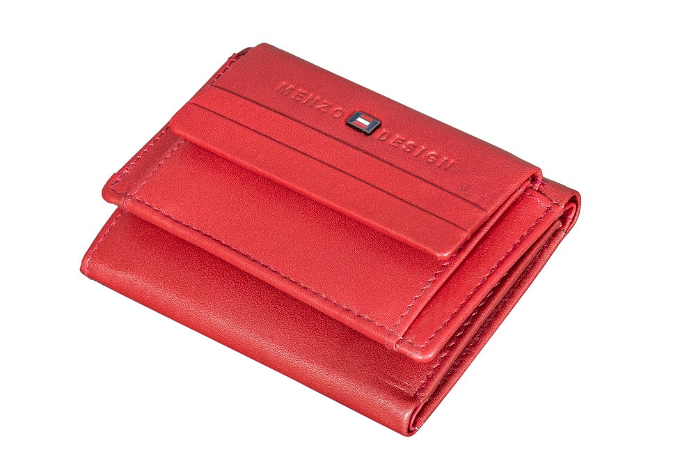Menzo 7009 Kleinbörse rot / Nappaleder