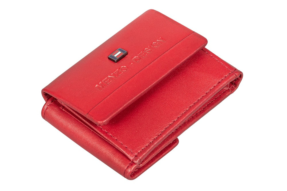 Menzo 7010 Minibörse rot / Nappaleder