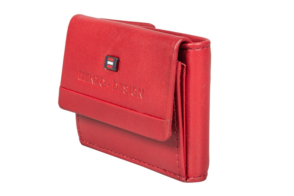 Menzo 7010 Minibörse rot / Nappaleder