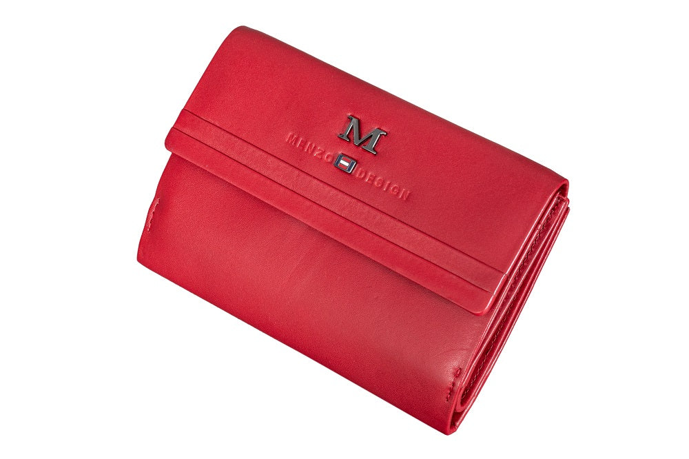 Menzo 7013 Damenbörse rot / Nappaleder