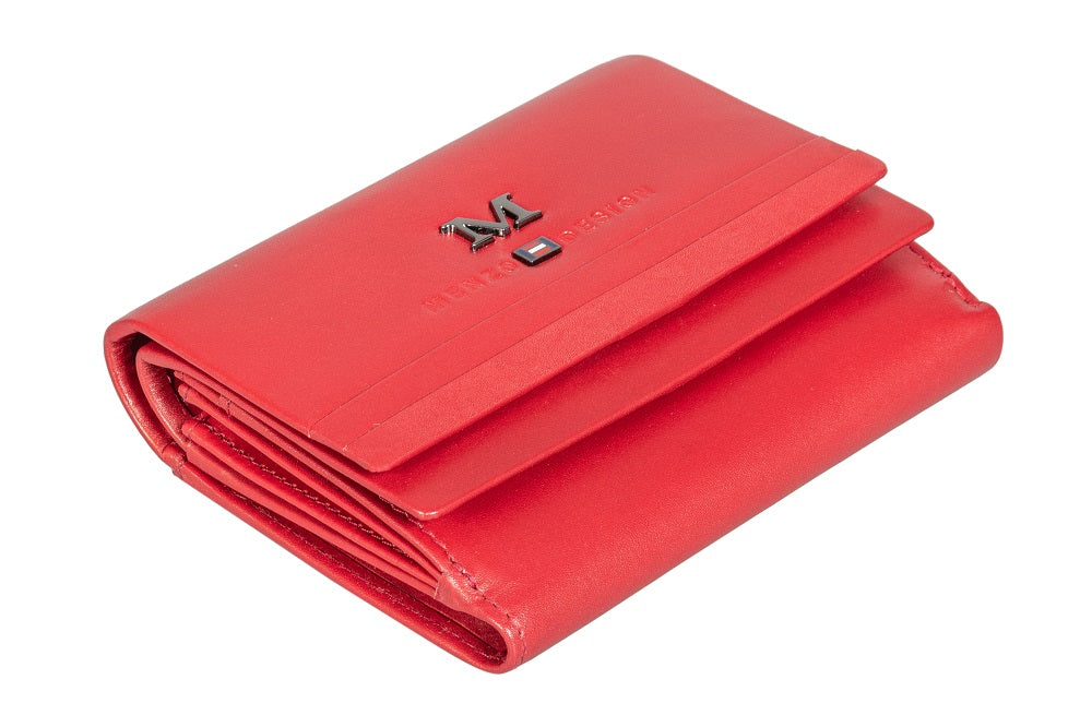 Menzo 7014 Damenbörse rot / Nappaleder