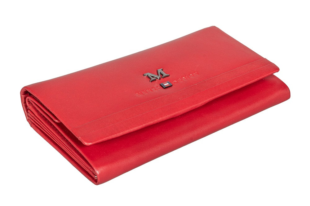 Menzo 7015 Damenbörse rot / Nappaleder