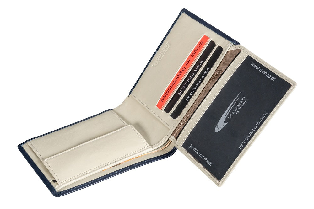 Menzo 7017 Herrenbörse saison1 / Nappaleder