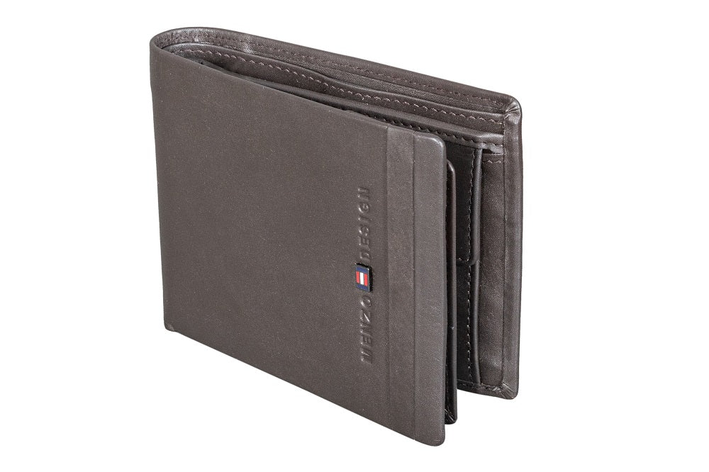 Menzo 7020 Herrenbörse braun / Nappaleder