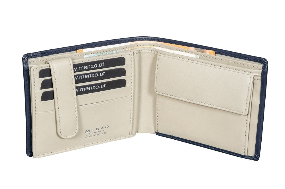 Menzo 7020 Herrenbörse saison1 / Nappaleder