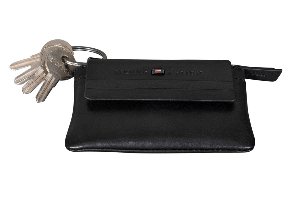 Menzo 7026 Schlüsseletui schwarz / Nappaleder