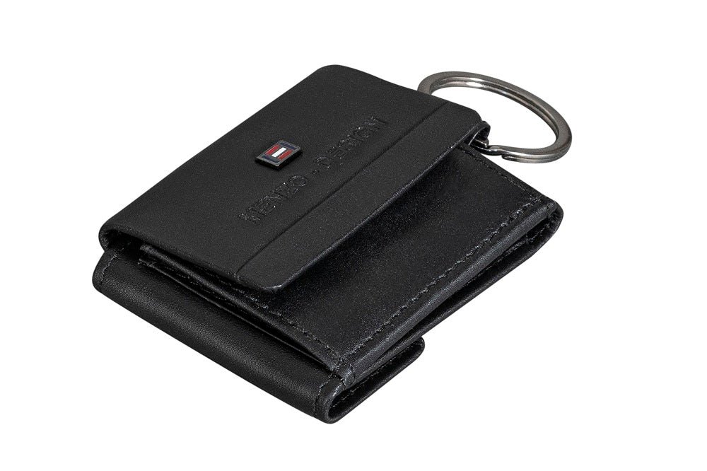 Menzo 7027 Kleinbörse schwarz / Nappaleder