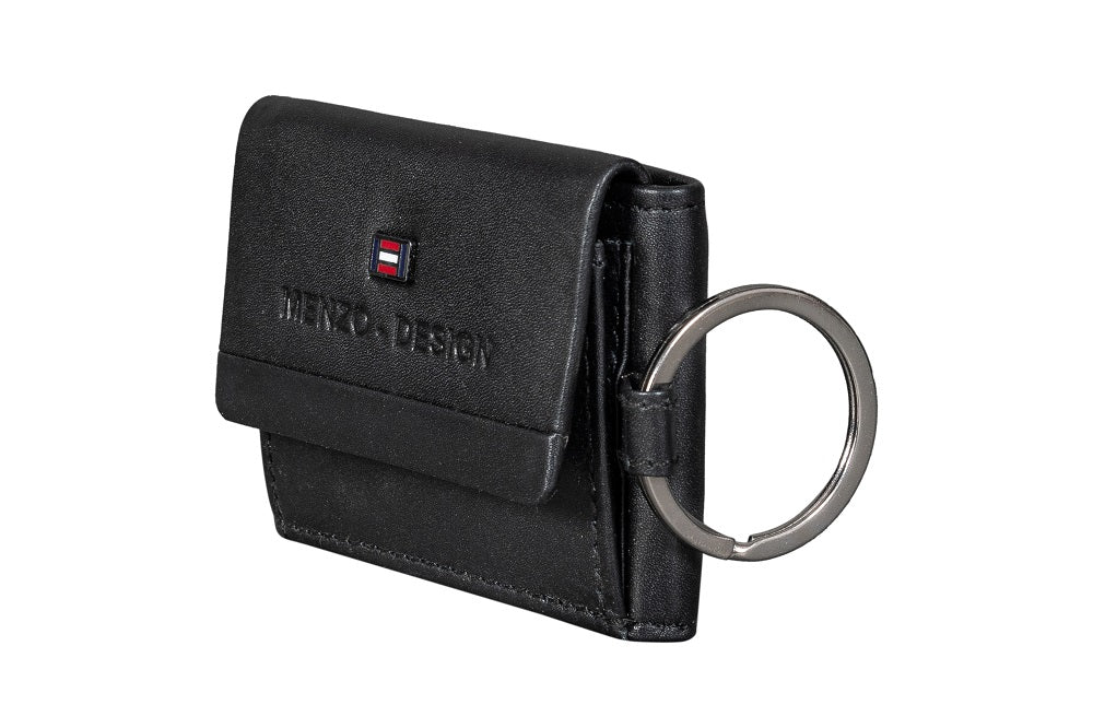 Menzo 7027 Kleinbörse schwarz / Nappaleder