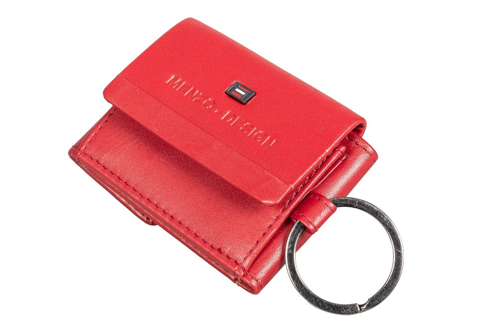 Menzo 7027 Kleinbörse rot / Nappaleder