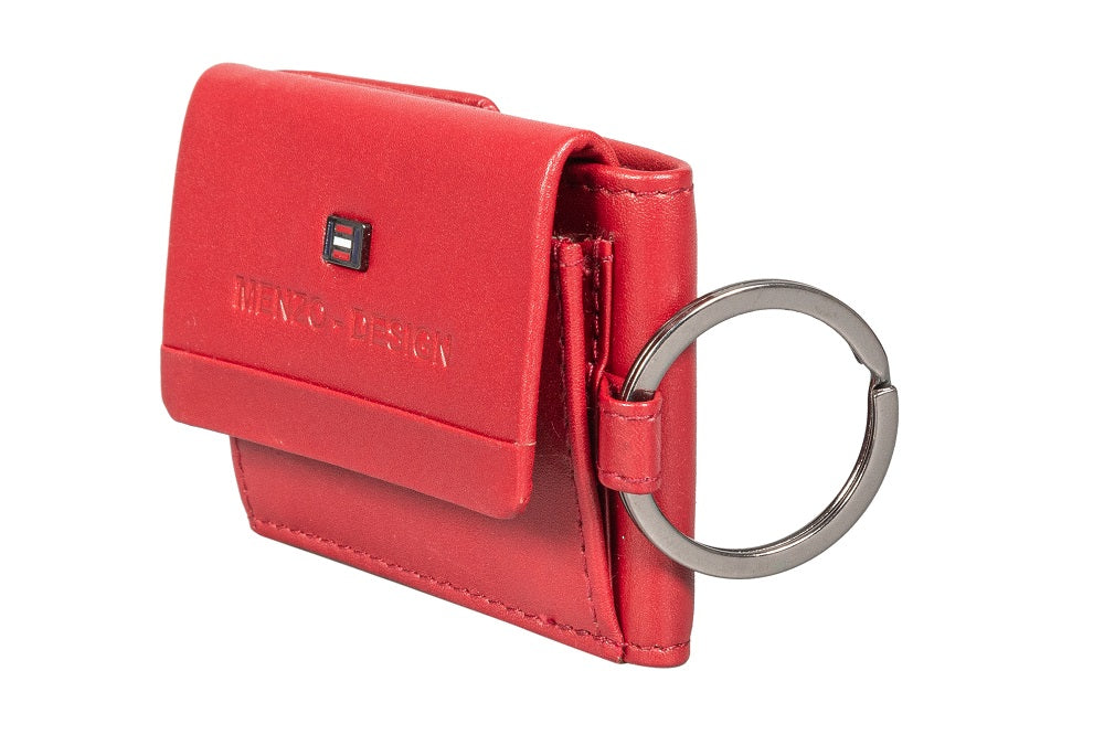 Menzo 7027 Kleinbörse rot / Nappaleder
