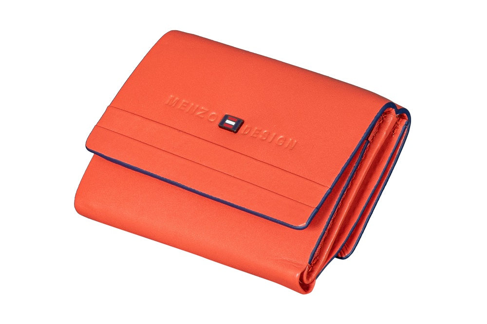 Menzo 7029 Kleinbörse saison3 orange / Nappaleder