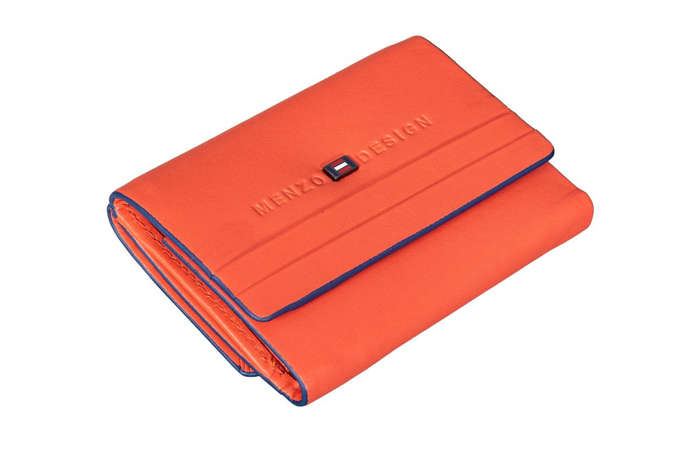 Menzo 7029 Kleinbörse saison3 orange / Nappaleder