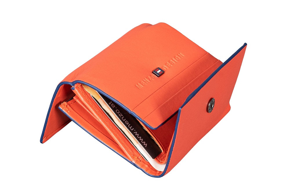 Menzo 7029 Kleinbörse saison3 orange / Nappaleder