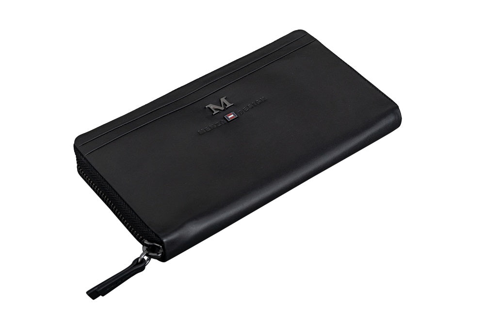 Menzo 7034 Damenbörse schwarz / Nappaleder