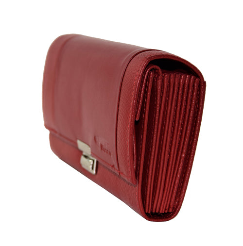 Menzo 916L Kellnerbörse Rindsleder/rot