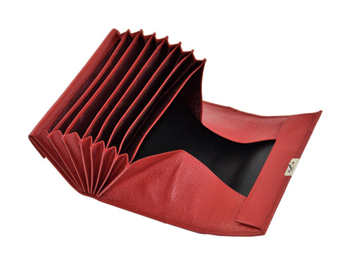 Menzo 916L Kellnerbörse Rindsleder/rot