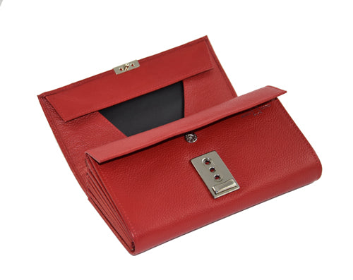 Menzo 916L Kellnerbörse Rindsleder/rot