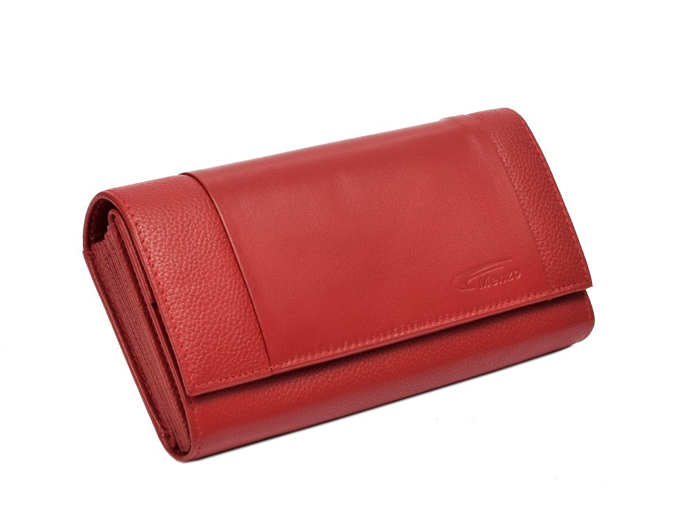 Menzo 916 Kellnerbörse Rindsleder/rot