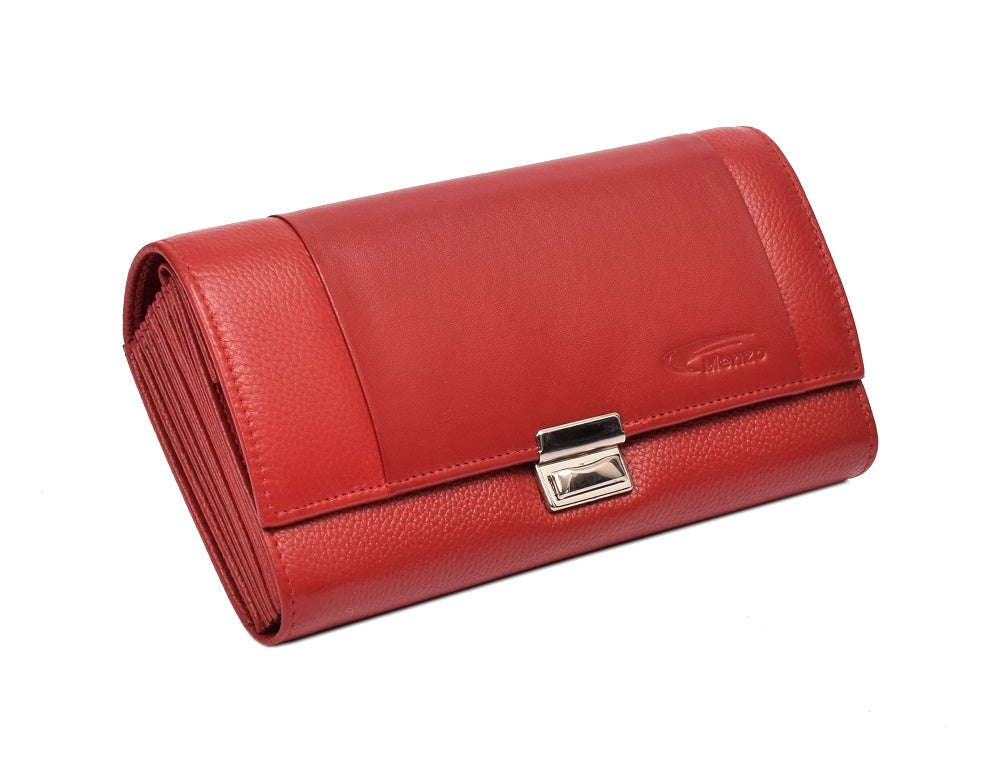 Menzo 916L Kellnerbörse Rindsleder/rot