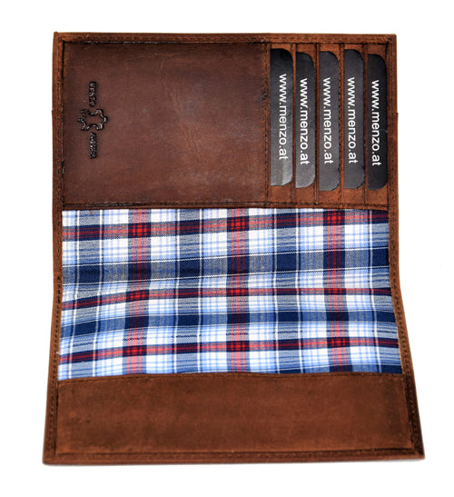 Menzo 936 Reisepassetui Büffelleder/deltabraun