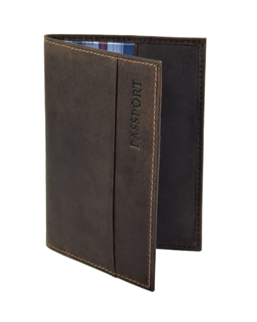 Menzo 936 Reisepassetui Büffelleder/marone