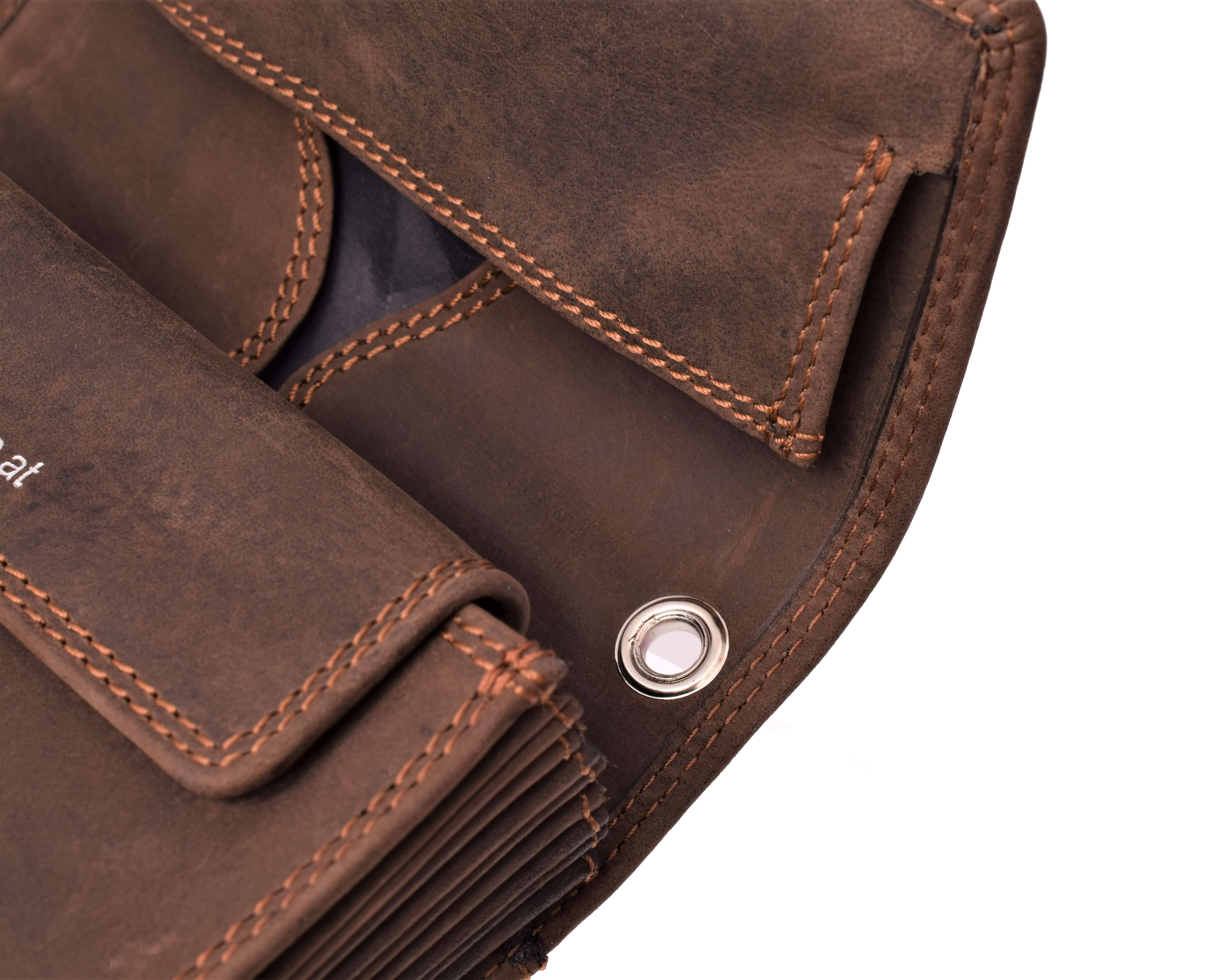 Menzo 937C Profikellnerset mit Ordermanfach Büffelleder/marone