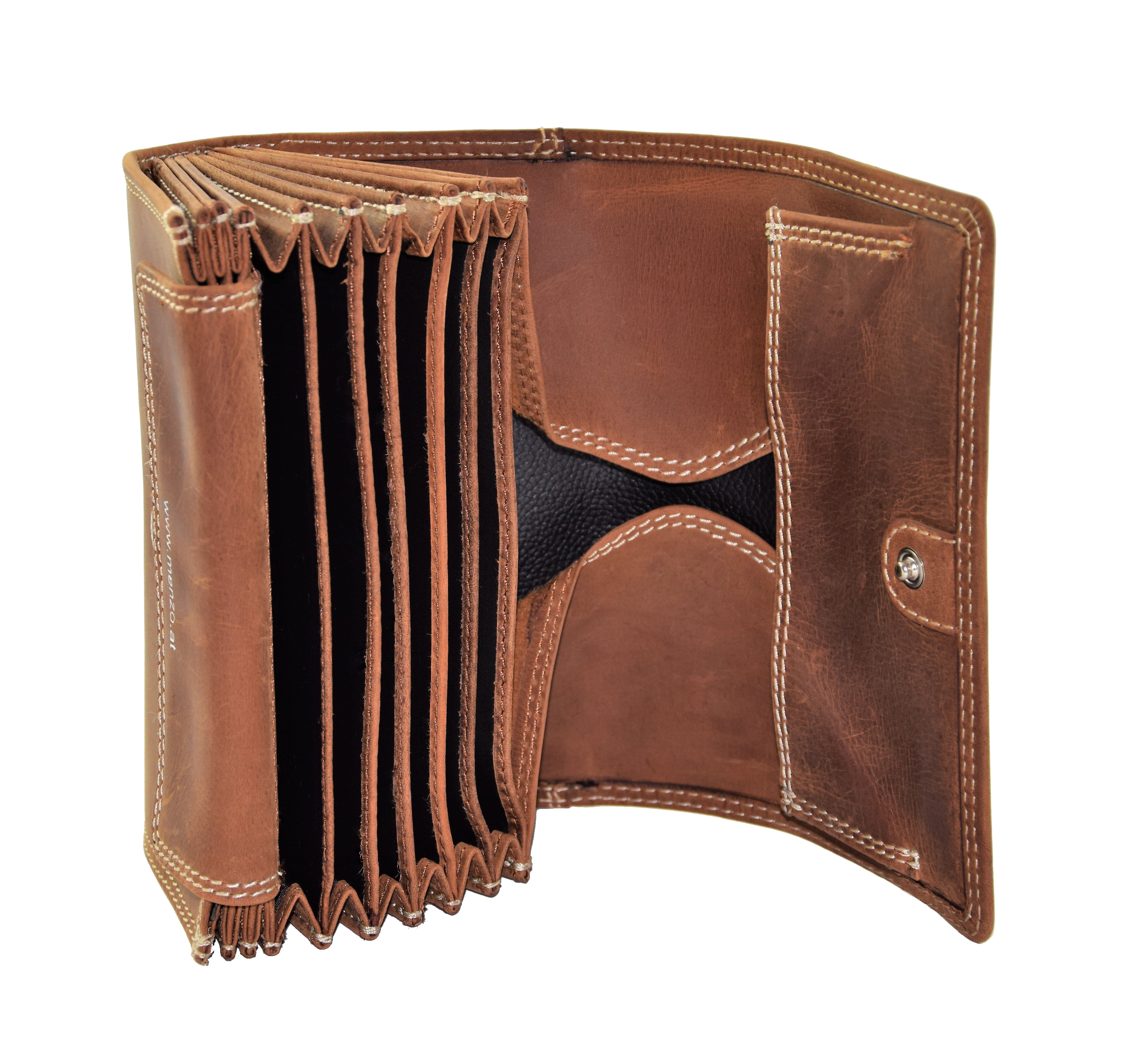 Menzo 937C Profikellnerset mit Ordermanfach Büffelleder/deltabraun