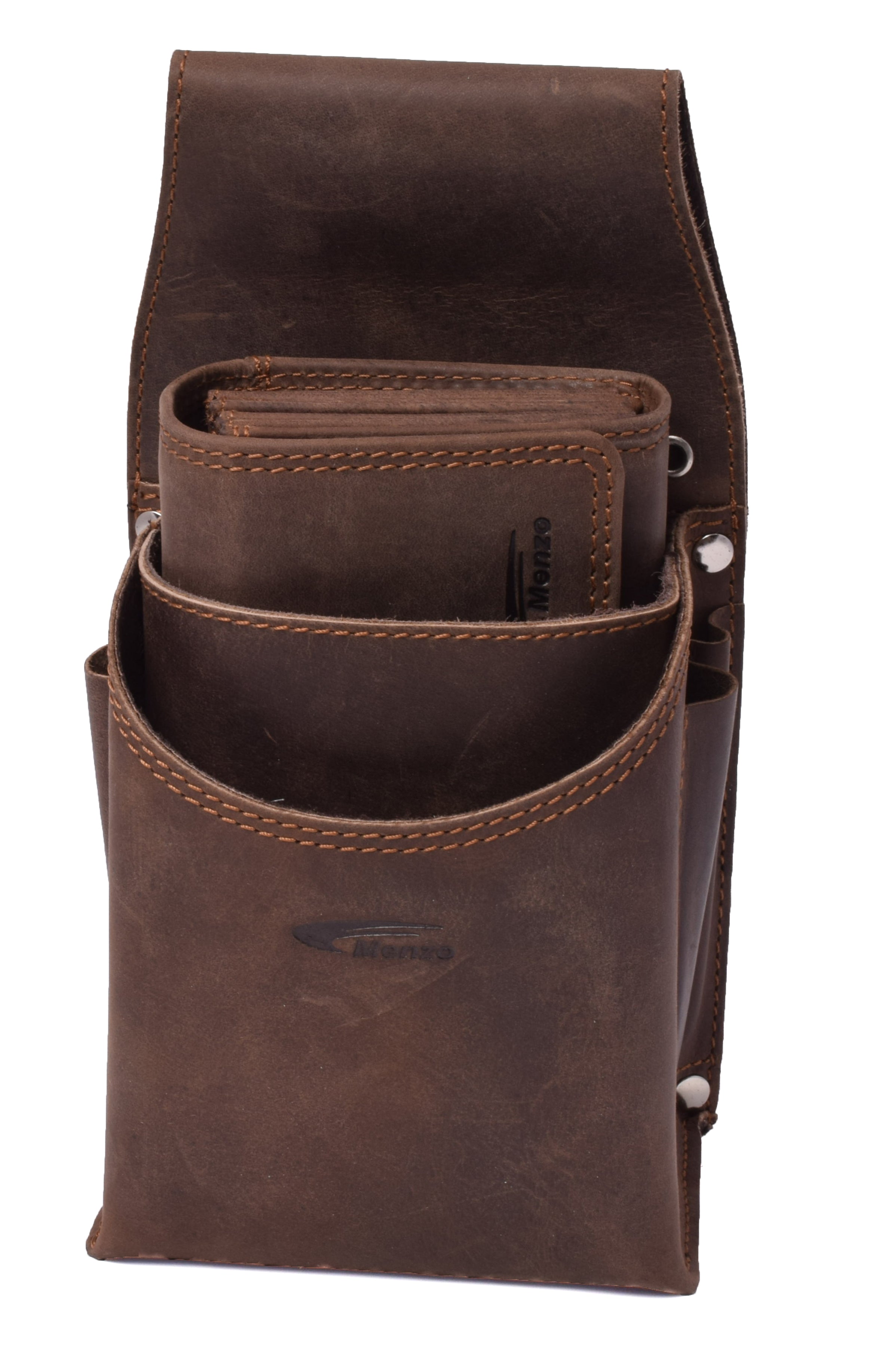 Menzo 937C Profikellnerset mit Ordermanfach Büffelleder/marone