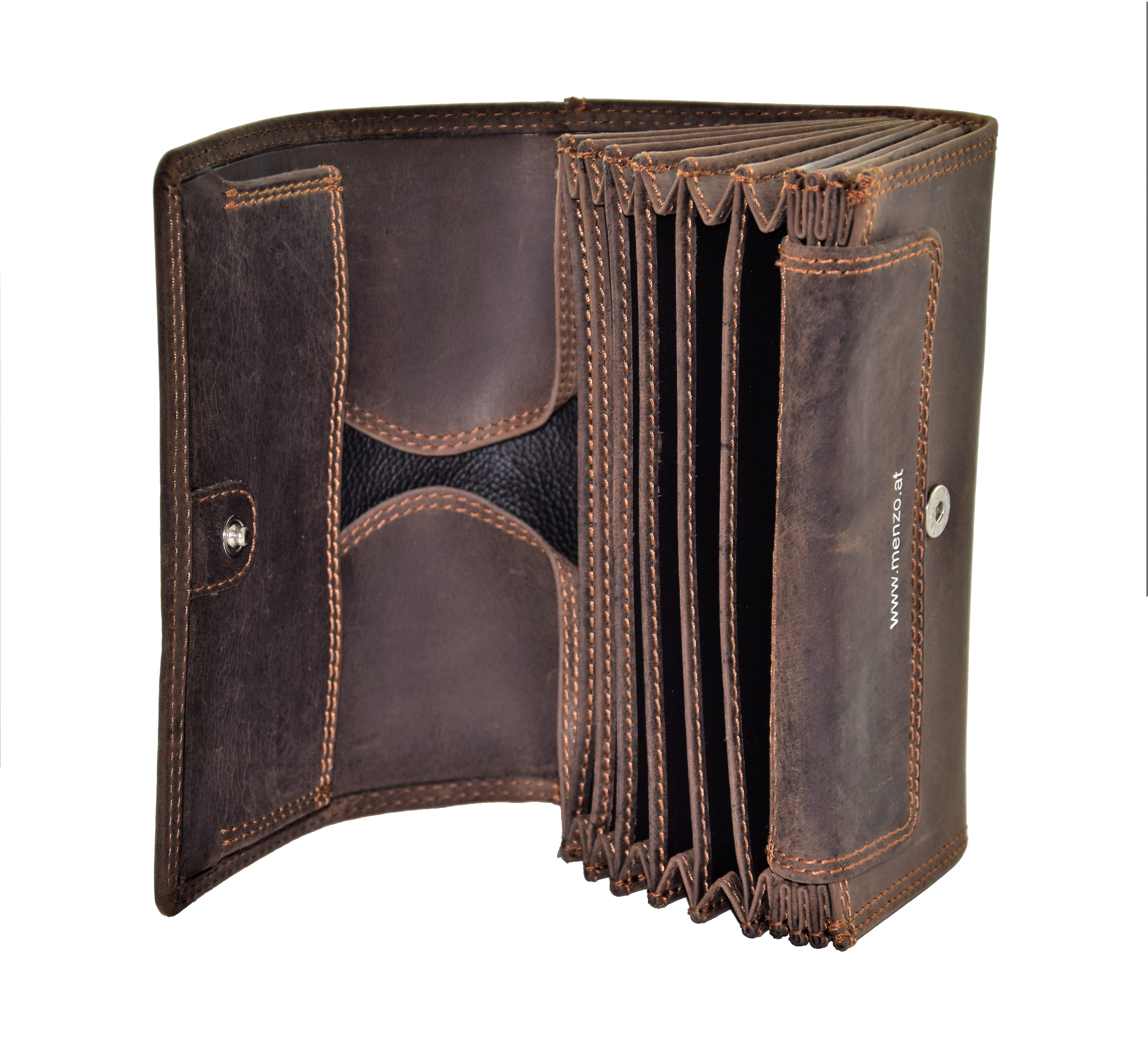 Menzo 937C Profikellnerset mit Ordermanfach Büffelleder/marone