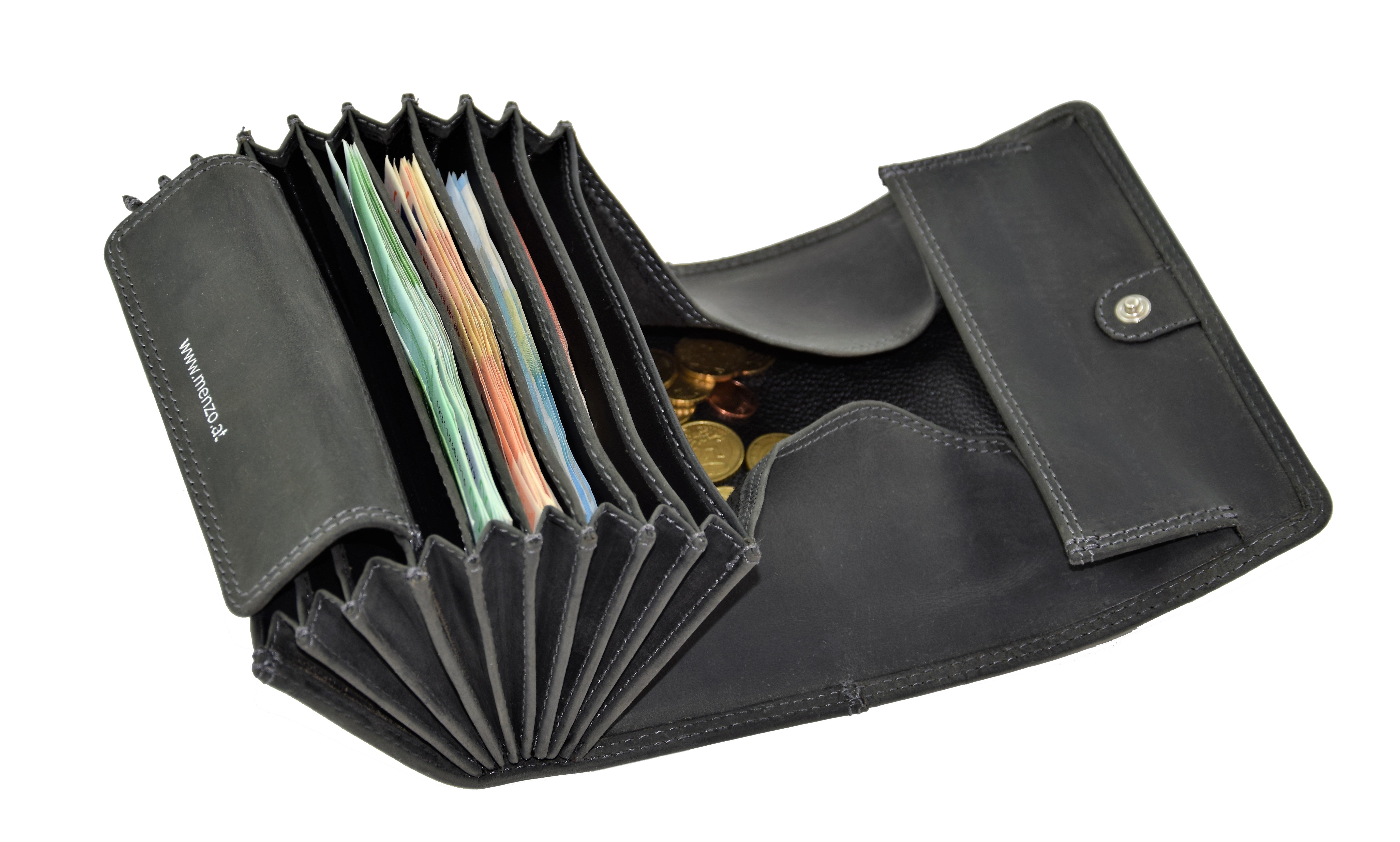 Menzo 937C Profikellnerset mit Ordermanfach Büffelleder/schwarz