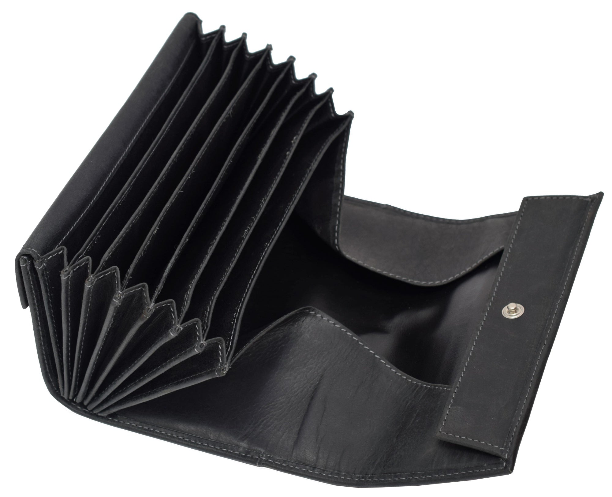 Menzo 992 Kellnerbörsenset Büffelleder/schwarz