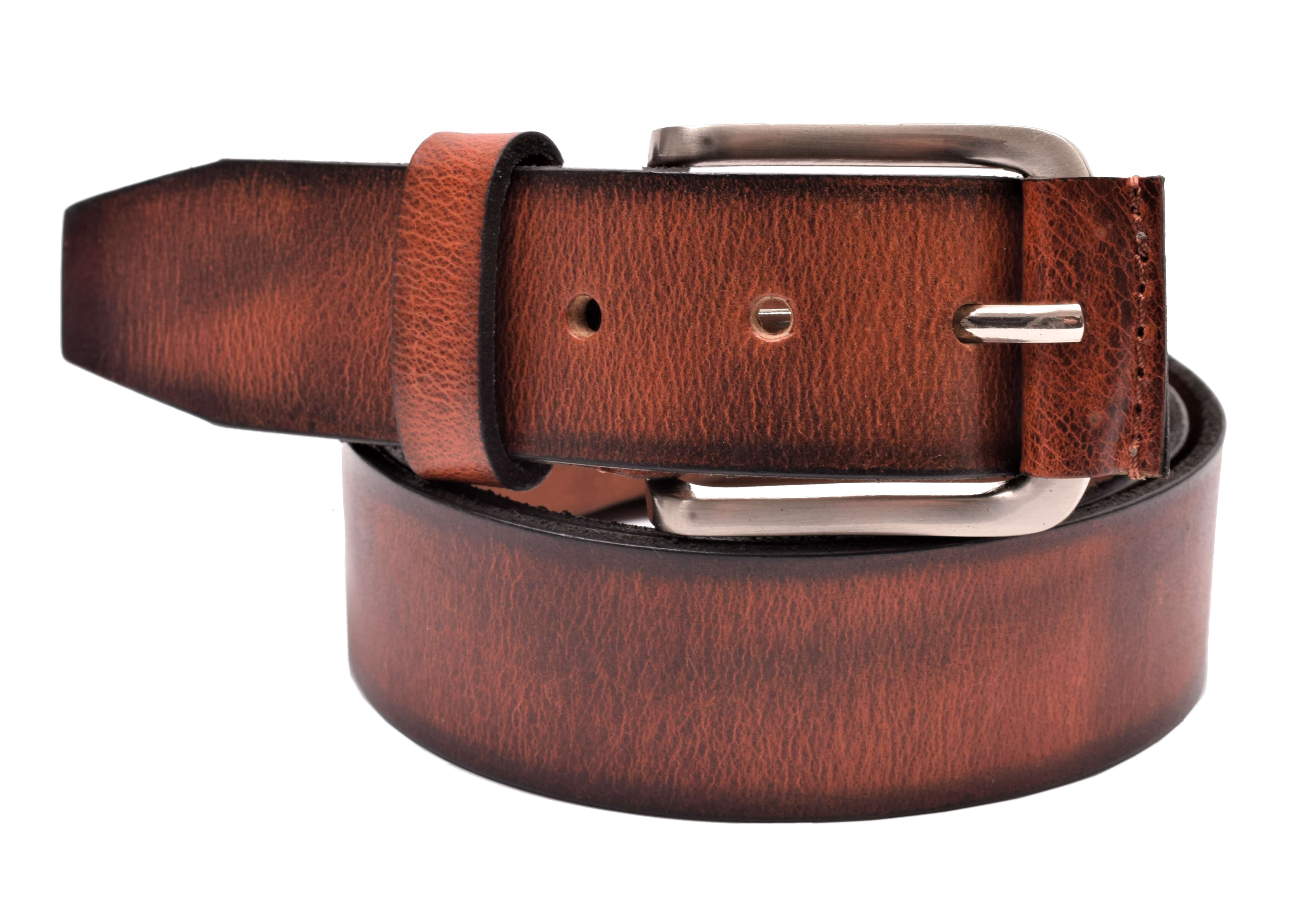 Menzo 2055 Gürtel Rindsleder / Tan