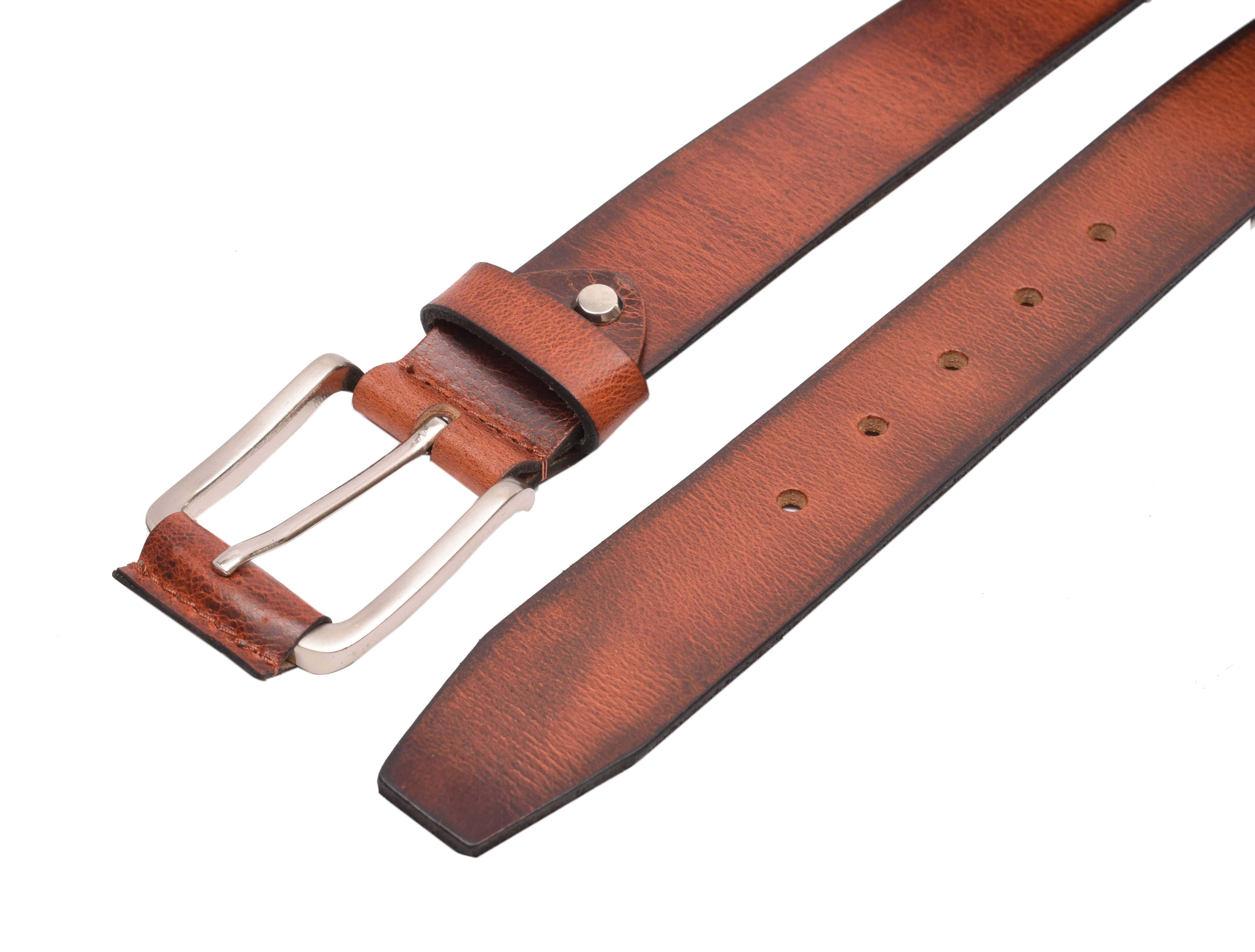 Menzo 2055 Gürtel Rindsleder / Tan