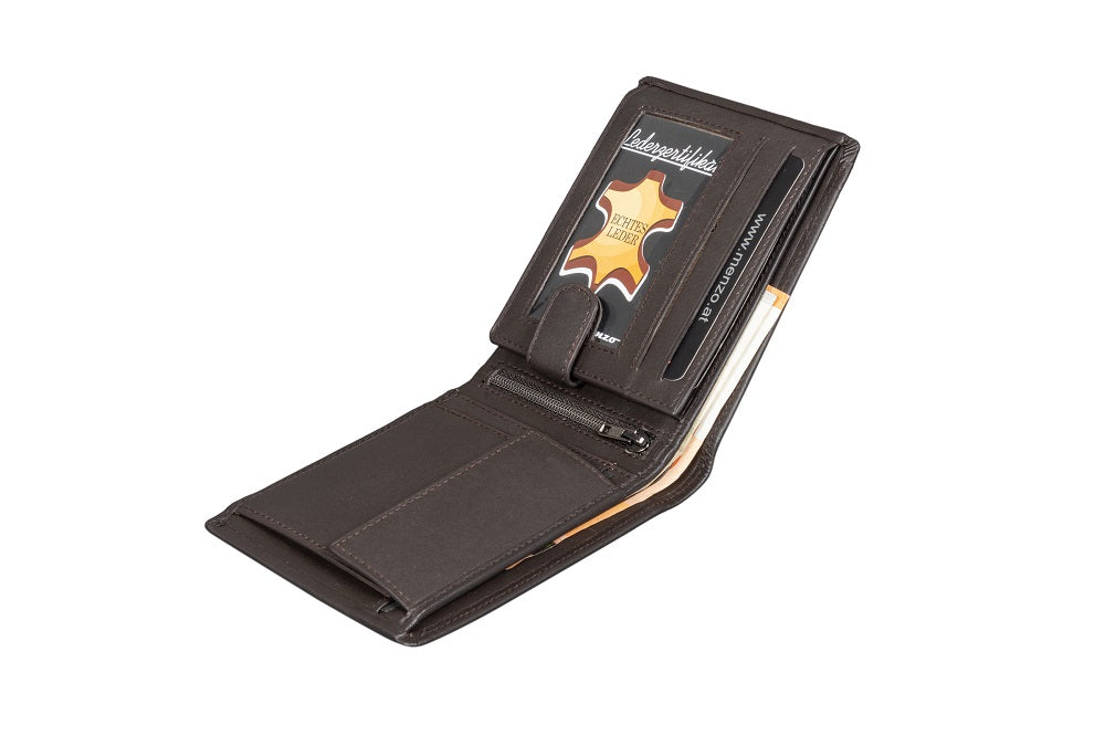 Menzo 7003 Herrenbörse braun / Nappaleder