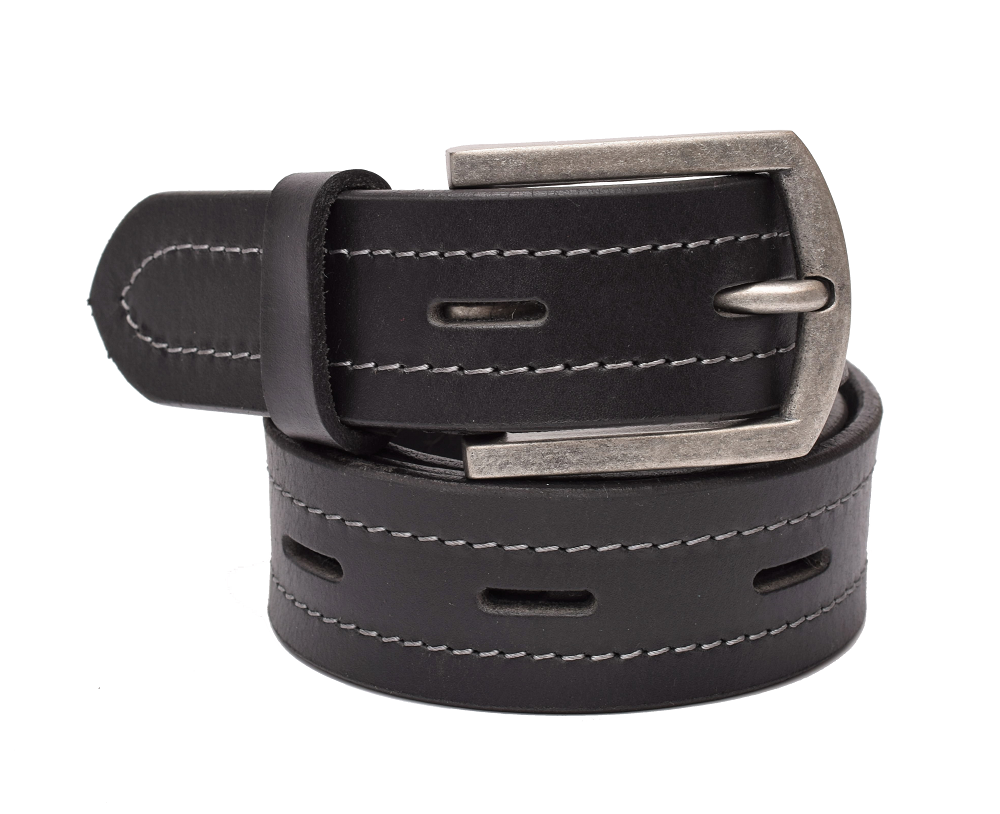 Menzo 2073 Gürtel Rindsleder / Schwarz