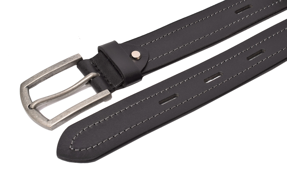 Menzo 2073 Gürtel Rindsleder / Schwarz