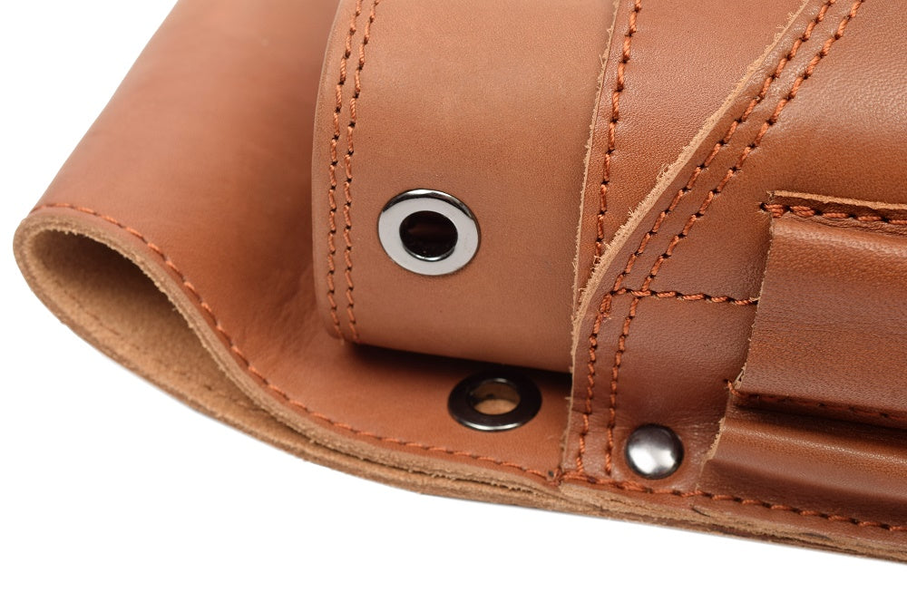 Hochwertiges Menzo 937D Profikellnerset Rindsleder hellbraun - wasserabweisend!!