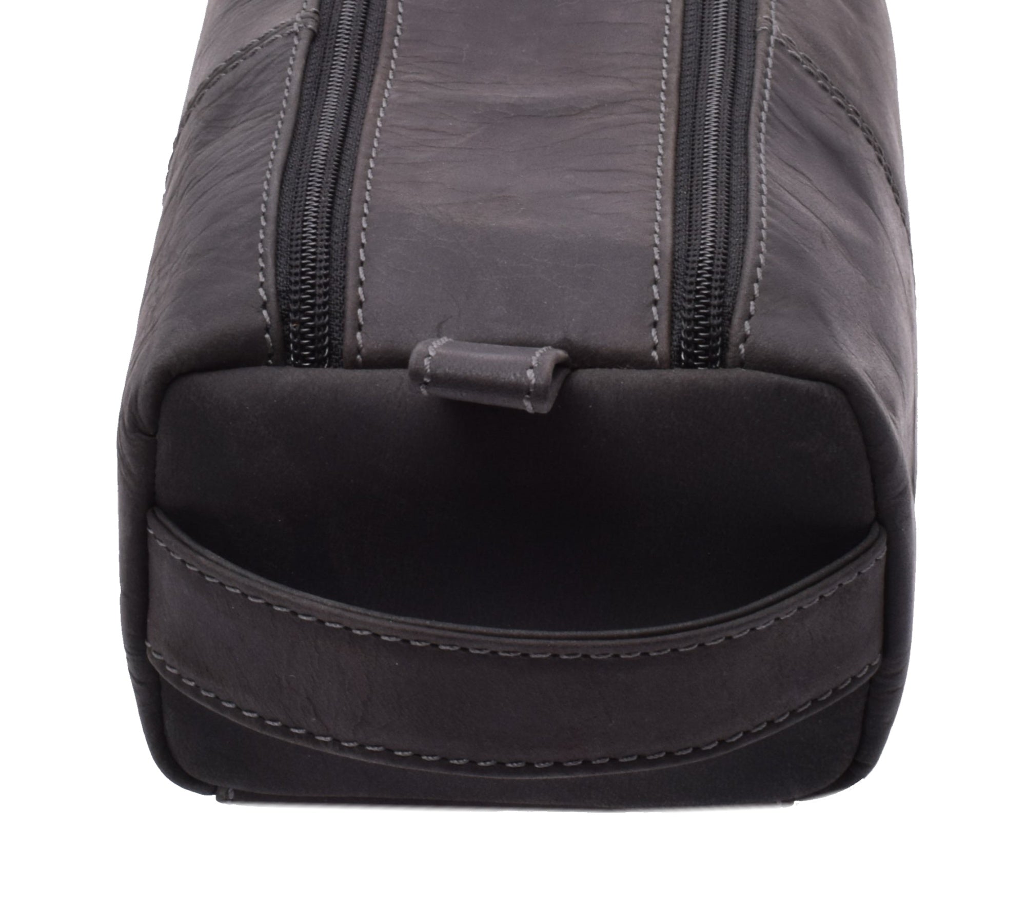 Menzo MB51 Kulturtasche Büffelleder/schwarz